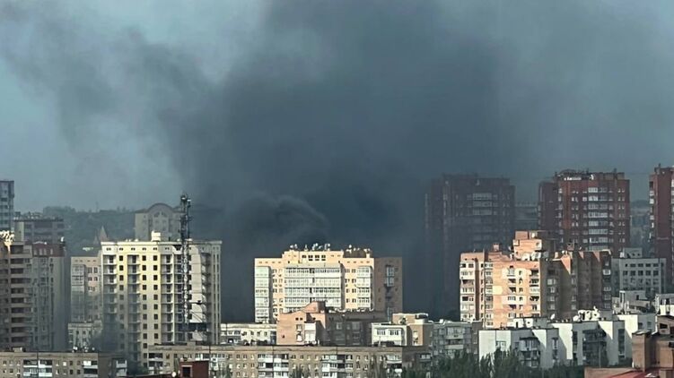 Последствия удара по Донецку 4 сентября