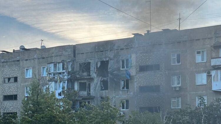 Прилет по жилому дому в Донецке утром 5 сентября