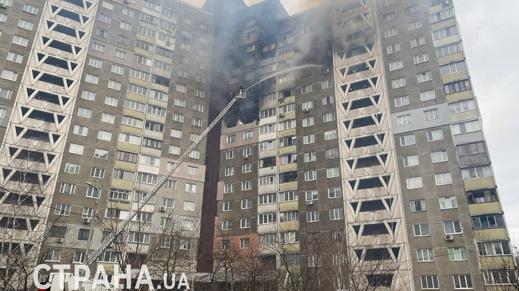 Фото последствий ракетного удара