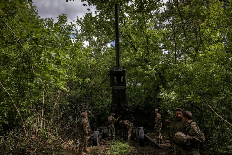 Как в Украине используют американские гаубицы M777. Фото: The New York Times