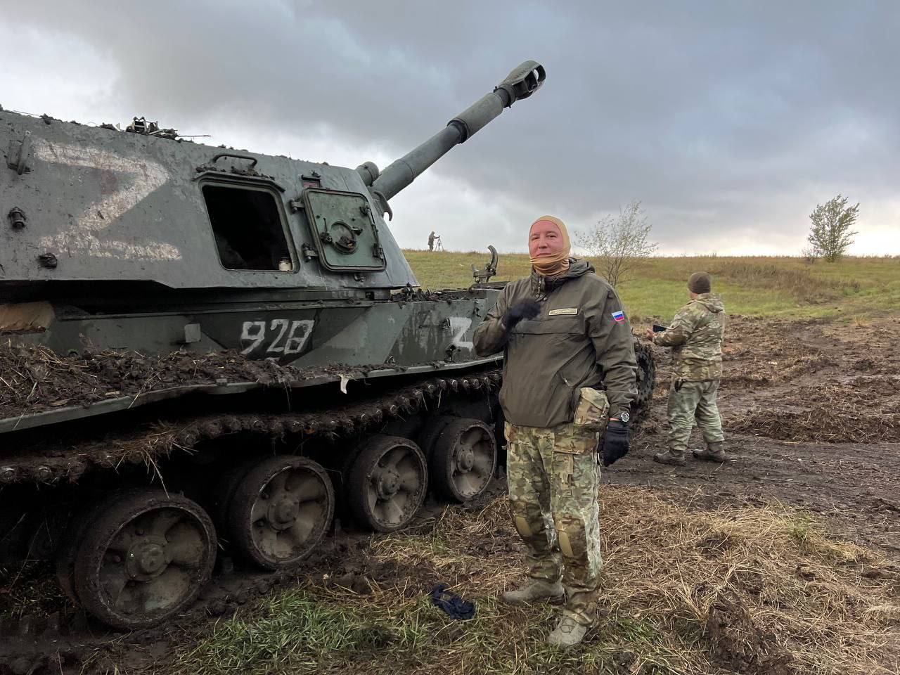 Дмитрий Рогозин на передовой под Запорожьем