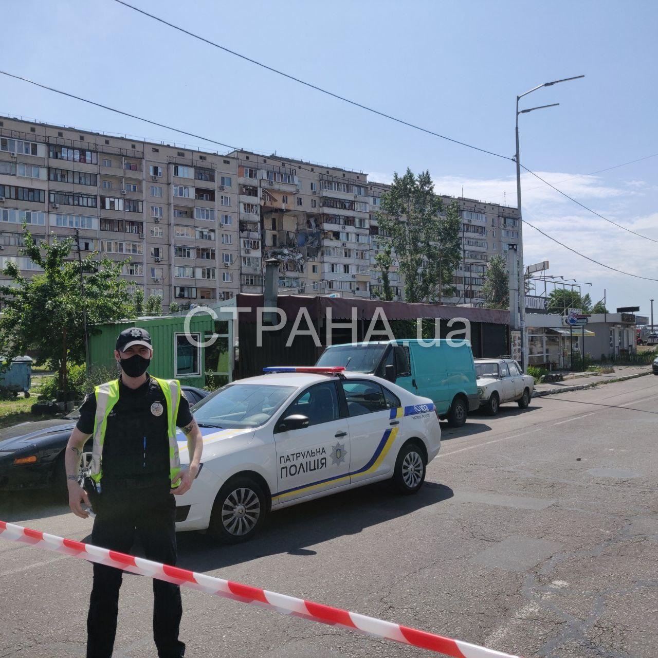 В Киеве прогремел взрыв в многоэтажке. Фото: Страна